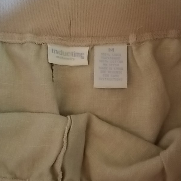 Linen maternity pants - Picture 3 of 3